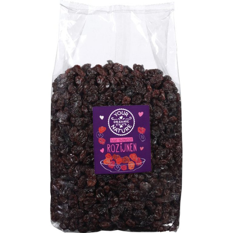 En pakke Your nature, blue thomson, rozijnen,