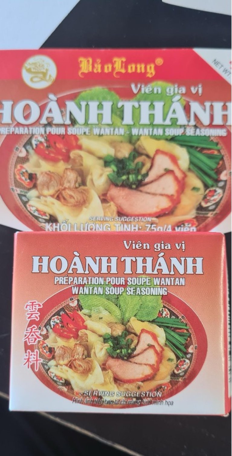 Pakke med Wantan Soup Seasoning