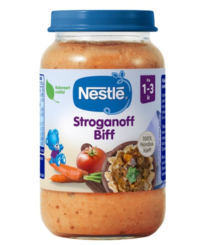 Nestle middagsglass