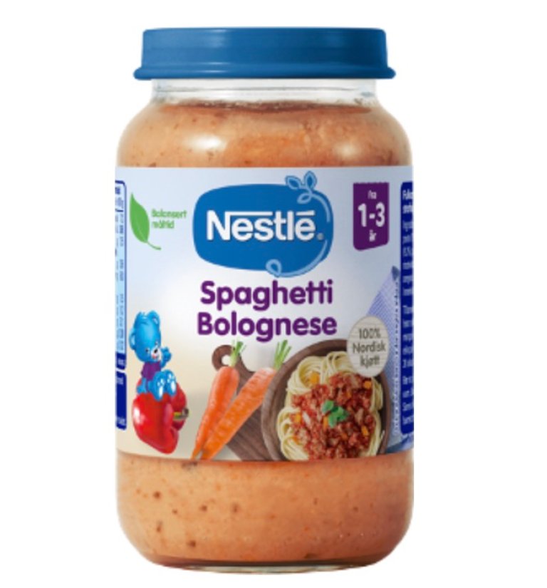 Nestle middagsglass
